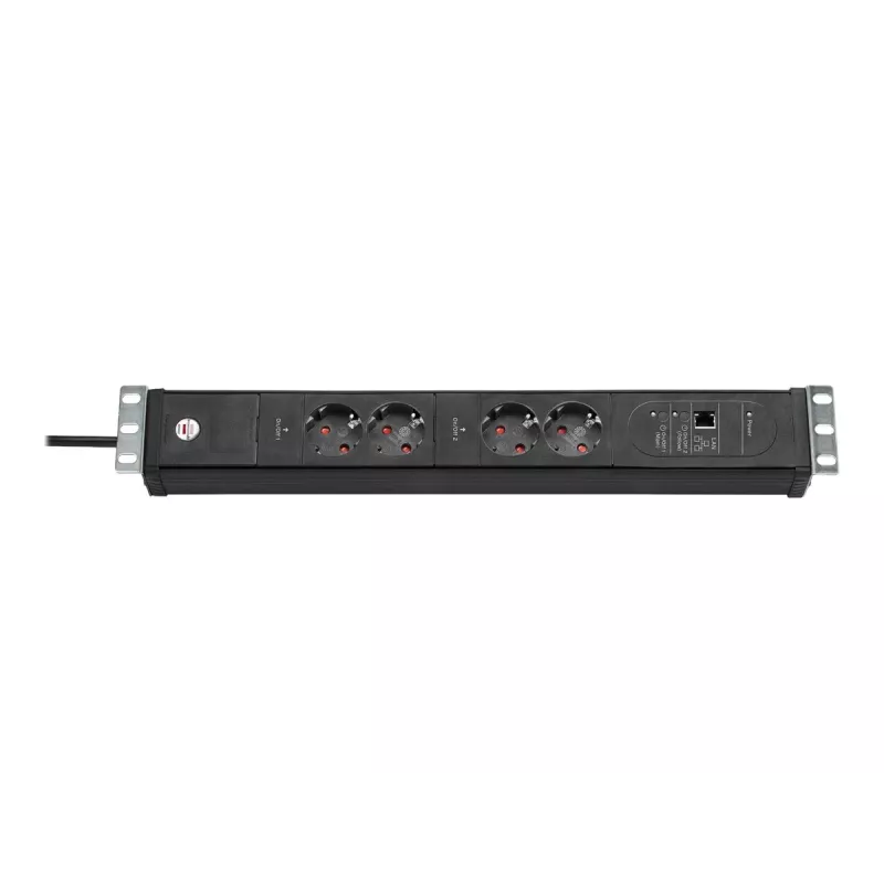 Brennenstuhl Premium-Web-Line V3 IP-riadená zásuvková lišta, 4 výstupy, Ethernet, 3m (1156057984)