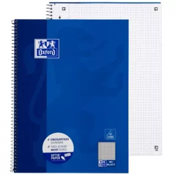 Oxford College Notebook A4+ 220 x 295 mm 80 listov štvorcový s okrajom L