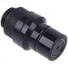 Tvarovka Alphacool 17440 — mosadzná tvarovka na chladenie počítača, čierna, 32×86×32 mm