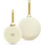 Sada panvíc GreenPan Padova Reserve — hliník, krémová, Ø20 cm & Ø26 cm, 2 ks