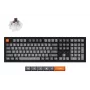 Keychron K10 Max K10M-H3 mechanická bezdrôtová klávesnica, plnej veľkosti, rozloženie US, vymeniteľné spínače, spínače Super Brown, RGB, USB + 2,4 GHz + Bluetooth 5.1, čierna