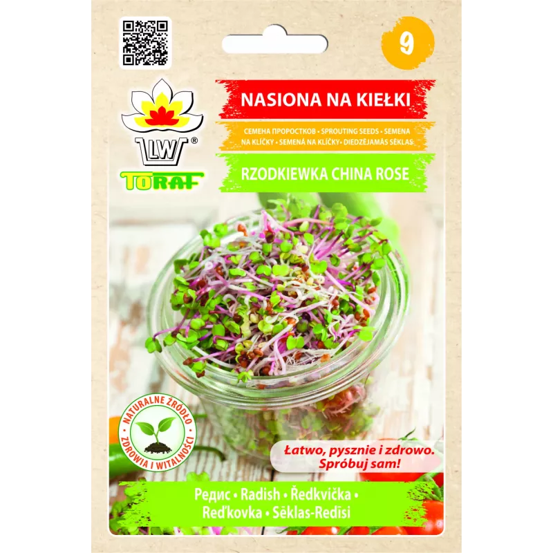 China Rose semená reďkovky na klíčky, 20 g balenie