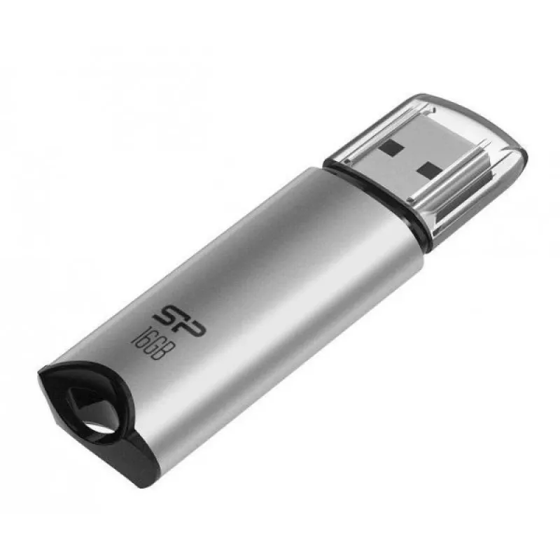 Silicon Power | USB kľúč | Marvel Series M02 | 16 GB | Type-A USB 3.2 Gen 1 | strieborný