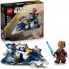 LEGO Microfighter Star Wars Plo Koonov Jedi Starfighter 75400 — 89 dielov, 1 minifigúrka, vek 6+