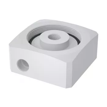 Adaptér nádržky Barrow PBTS20-V1 w — biely montážny adaptér pre vyrovnávaciu nádržku