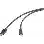Renkforce USB-C kábel USB 3.2 Gen2x2 konektor samec konektor samec 2,00 m čierny TPE plášť (RF-6609644)