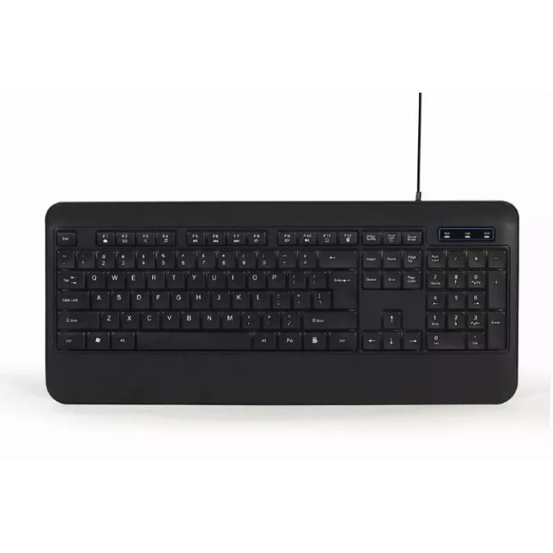KLÁVESNICA MULTIMEDIÁLNA USB ENG/ČIERNA KB-UML-03 GEMBIRD