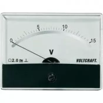 Voltcraft AM-86X65/15V/DC zabudovaný merací prístroj AM-86X65/15V/DC 15 V otočný cievkový merací mechanizmus (AM-86X65/15V/DC)