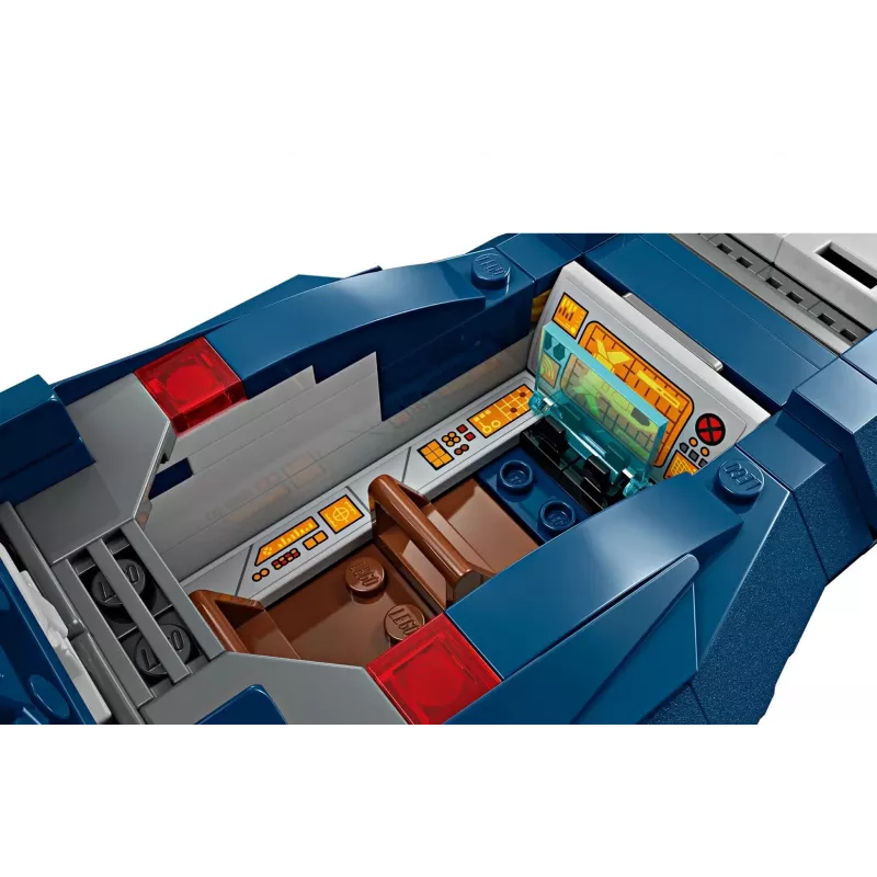 Stavebnica LEGO Marvel Super Heroes X-Jet 76281 s 5 minifigúrkami