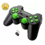 Esperanza Gladiator EGG108G bezdrôtový gamepad, 2,4 GHz, PC/PS3, čierno-zelený