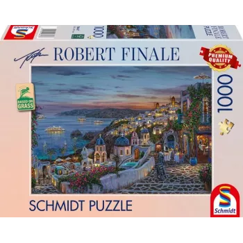 Robert Finale: Santorini Sonnenuntergang, Puzzle 1000 dielikov