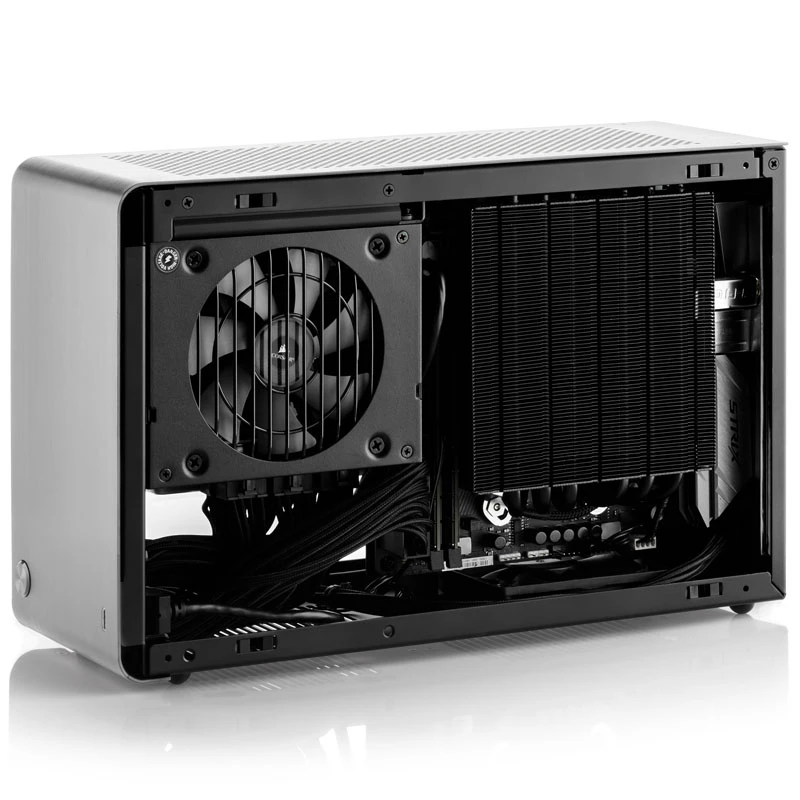 DAN Cases A4-SFX V4.1 - čierna + Alpenföhn čierna Ridge - 120 mm