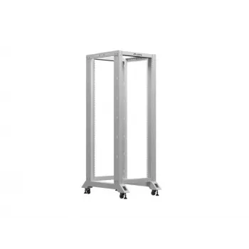 Rack 19 32U 600x800 sivý