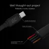 USB-A na USB-C kábel Green Cell KABGC03 – 0,25 m, čierny, 480 Mbit/s