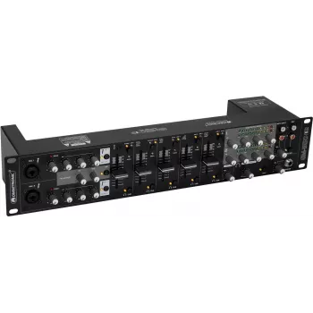 Entertainment mixér Omnitronic EM-550B MK2 5-kanálový USB mixér s EQ a mikrofónnymi vstupmi