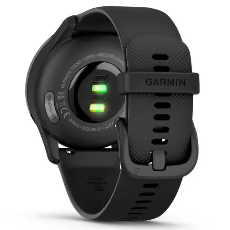 Garmin vivomove Trend LCD 40 mm hybridné 254 x 346 pixelov dotyková obrazovka čierne GPS (satelit)