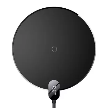 Baseus CCED000001 nabíjačka pre mobilné zariadenia slúchadlá, smartphone čierna USB bezdrôtové nabíjanie pre interiér