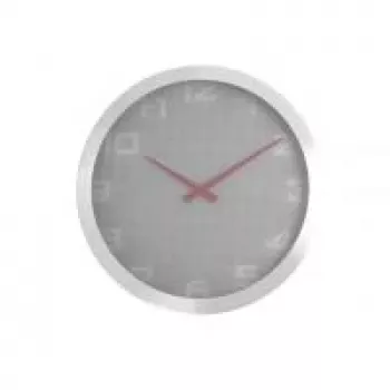 NeXtime hodiny 3019 Dots, Ø35 cm, nástenné, sivá