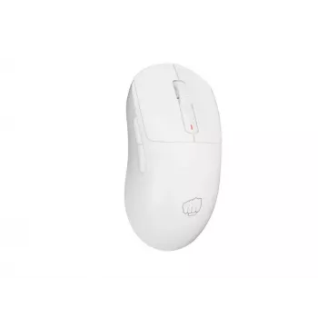 Bezdrôtová myš Fury Tanto T4 — 12000 DPI, biela, programovateľné tlačidlá, ergonomická