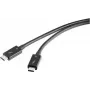Renkforce Thunderbolt™ kábel Thunderbolt™ 4 Thunderbolt™ (USB-C®) konektor samec, Thunderbolt™ (USB-C®) konektor samec 0,80 m čierny dvojito tienený RF-5235980 (RF-5235980)