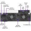 Qoltec, menič napätia, hybridný solárny invertor Off-Grid 4kVA 4kW 120A MPPT LCD Wi-Fi BMS sinus