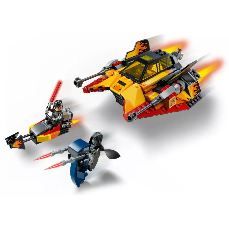 LEGO Star Wars Flame Speeder 75414 snežná sada – 349 dielov, 3 minifigúrky, vek 7+