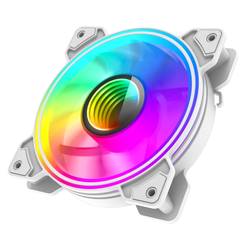 Gamemax | skriňový ventilátor | DUAL RING INFINITY | biely