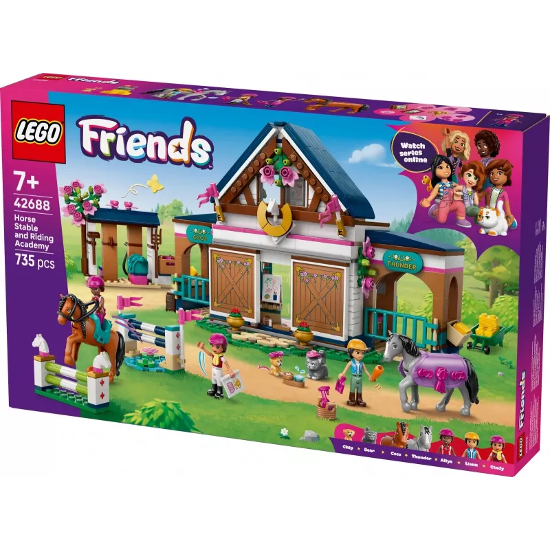 Blocks Friends 42688 Konská stajňa a jazdecká akadémia