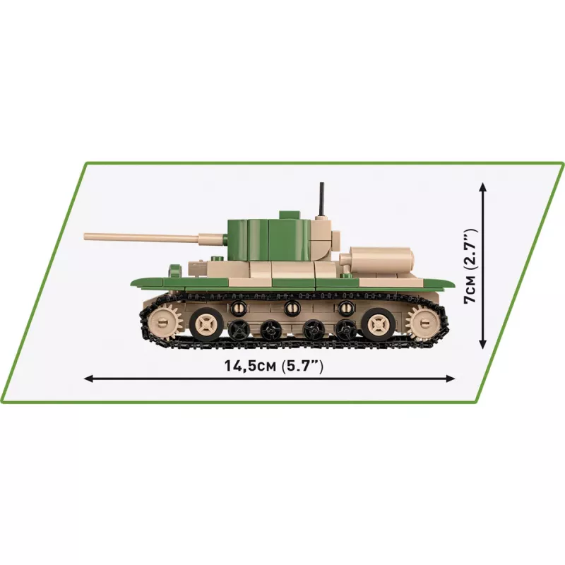 Stavebnica COBI Renault R35 Valentine IX Panzer I 595 dielov