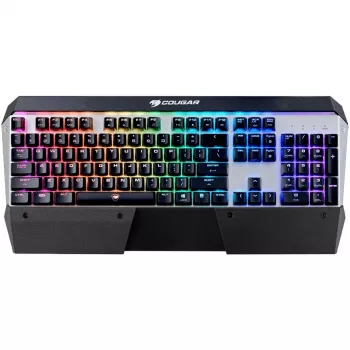 COUGAR CGR-WM4MB-ATR klávesnica herná USB QWERTZ nemecká čierna, strieborná