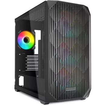 Sharkoon MK3 RGB Micro Tower čierna