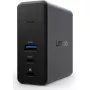 Lenovo X9 Charging GaN Dock káblová USB 3.2 Gen 2 (3.1 Gen 2) Type-C sivá