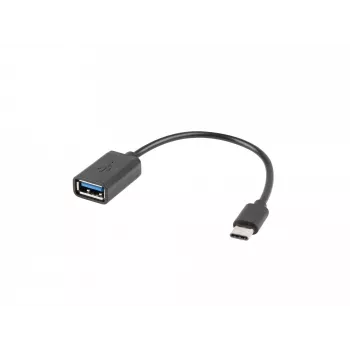 USB kábel Lanberg AD-OTG-UC-01 0,15 m USB 2.0 USB A USB C čierny
