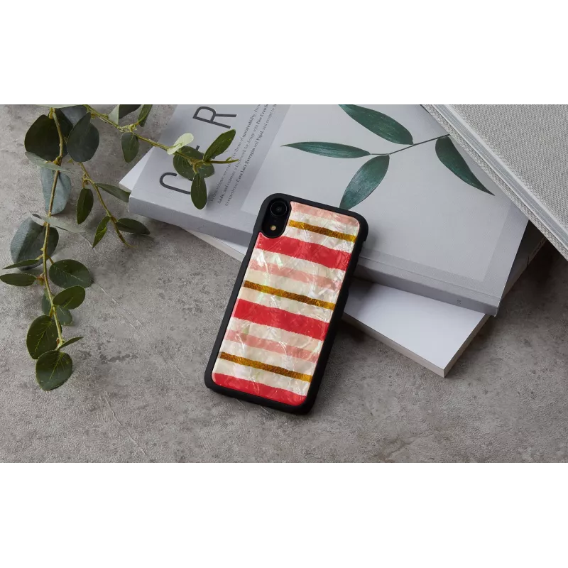 Puzdro na smartphone iKins pre iPhone XR — dizajn short cake, čierna