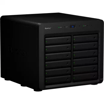 Puzdro na HDD/SSD Synology DX1222 12 diskov 192 TB čierne