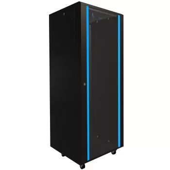 Samostatný rack Extralink racková skriňa 37U 600x600 čierna