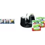 Stolový odvíjač Tesa Easy Cut Compact výhodné balenie — manuálny ručný odvíjač na lepiacu pásku, integrovaný rezač