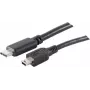USB kábel S/CONN 77144-1.0 USB 2.0 1 m USB C Mini-USB B čierny