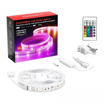 LED pás SwitchBot W1702110 3 m RGB meniaci farby