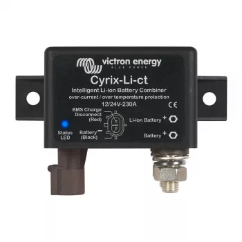 Kombinátor Cyrix-Li-ct 12/24V 230A — spájač batérií pre 12V a 24V systémy