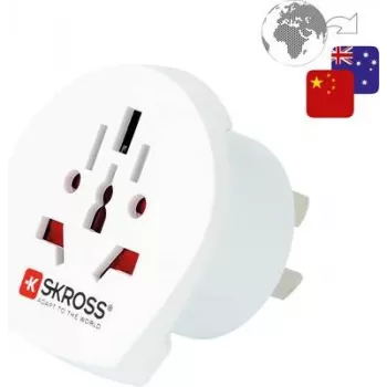 Skross 1.500222-E Cestovný adaptér CA W na AUS/CHINA (1.500222-E)