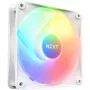 NZXT F120 RGB Core RF-C12SF-W1 120 mm skrinkový ventilátor, 500–1800 RPM, PWM, biely