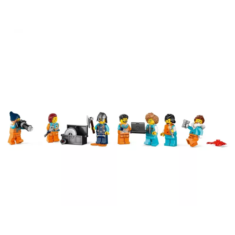 Stavebnica LEGO City Arktická expedičná loď 60368 — 815 dielov, 7+ rokov, obsahuje 4 minifigúrky