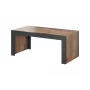 Cama MILA lavica/stolík 120x60x50 dub wotan + antracit