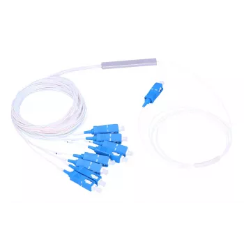 Káblový rozbočovač Extralink Splitter 1:8 PLC SC/UPC 900um 1,5m