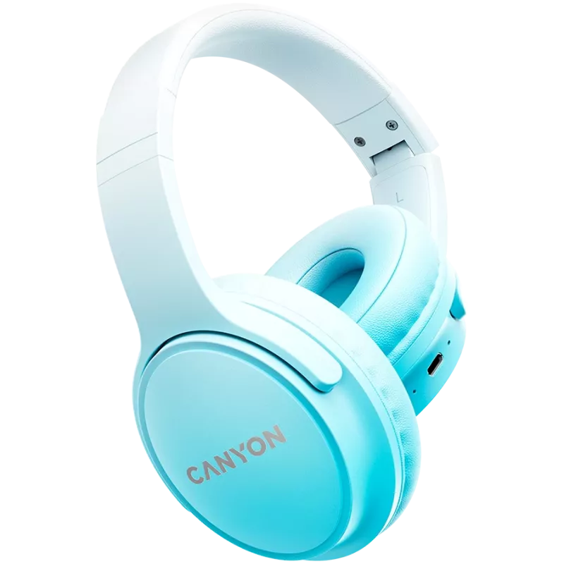 Canyon Bluetooth headset OnRiff 4 On-Ear BT5.3 modrá