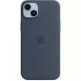 Silikónové puzdro Apple iPhone 14 Plus MagSafe Storm Blue