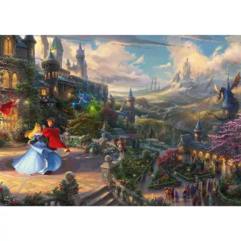 Puzzle Schmidt Spiele Thomas Kinkade Studios Disney Dreams Collections Šípková Ruženka 1000 dielikov