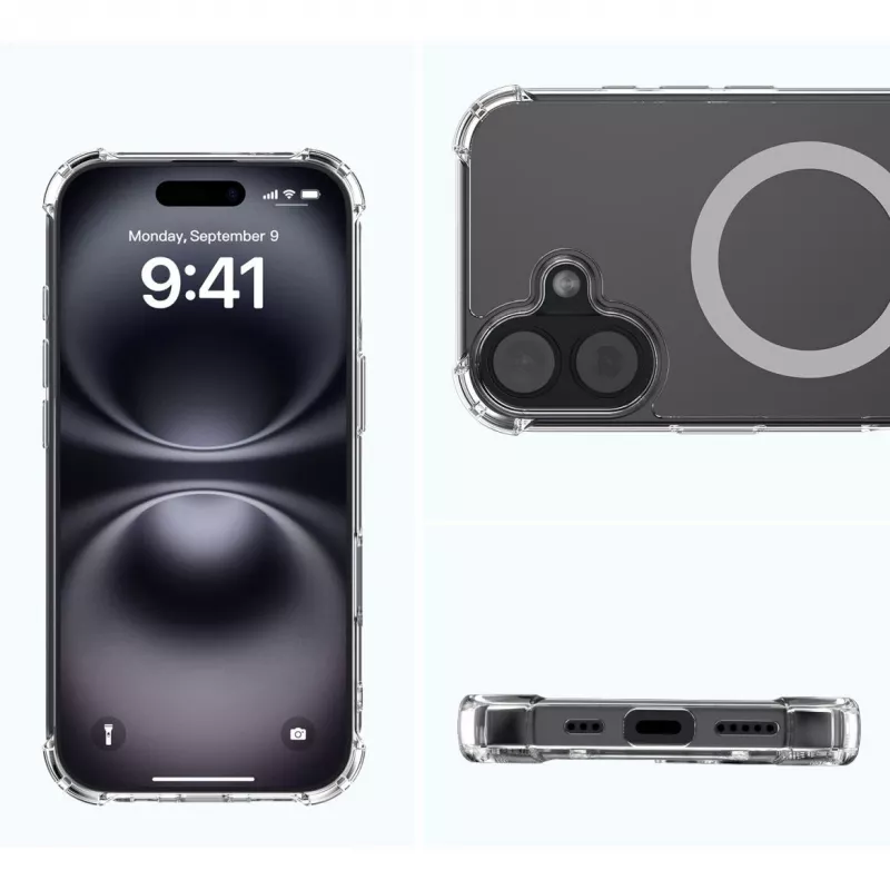 Obal 4smarts Ibiza pre iPhone 17 16 cm Transparentný