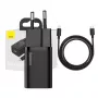 Baseus Super Si rýchla nabíjačka 1C 20W s USB-C káblom pre Lightning 1m (čierna)